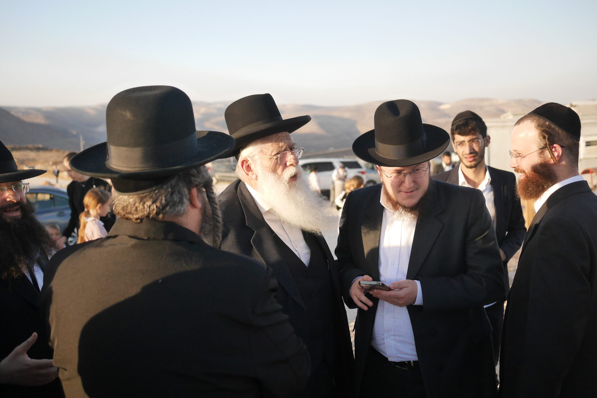 הרב מאיר פרוש מבקר ביישוב
